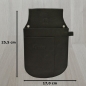 Preview: flevado Leder Gastronomie Kellner Halfter Tasche Colt Wild Tribes Only (Nappa Leder schwarz)